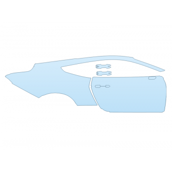 PAINT PROTECTION KIT - 2024 FORD MUSTANG GT PREMIUM PASSENGER SIDE - PRECUT PPF CLEAR BRA WRAP