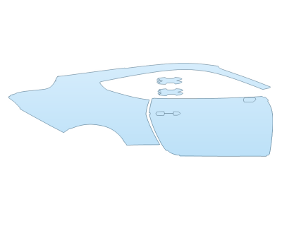 PAINT PROTECTION KIT - 2024 FORD MUSTANG GT PREMIUM PASSENGER SIDE - PRECUT PPF CLEAR BRA WRAP