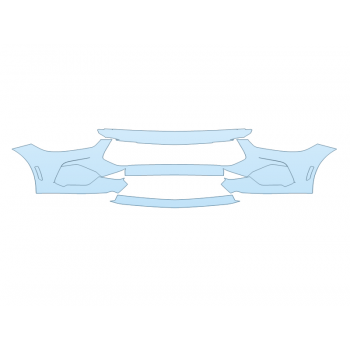 PAINT PROTECTION KIT - 2024 FORD MUSTANG GT PREMIUM CONVERTIBLE BUMPER - PRECUT PPF CLEAR BRA WRAP