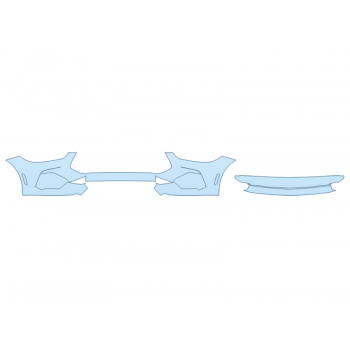 PAINT PROTECTION KIT - 2024 FORD MUSTANG GT PREMIUM CONVERTIBLE BUMPER (MULTI PIECE) - PRECUT PPF CLEAR BRA WRAP