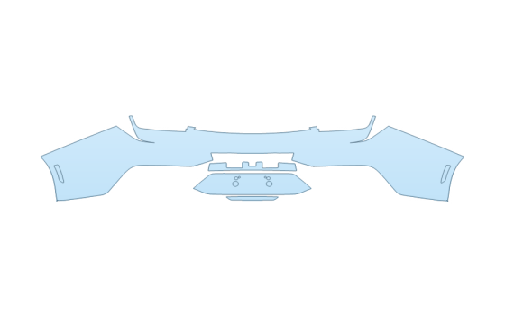PAINT PROTECTION KIT - 2027 FORD MUSTANG GT PREMIUM CONVERTIBLE REAR BUMPER - PRECUT PPF CLEAR BRA WRAP