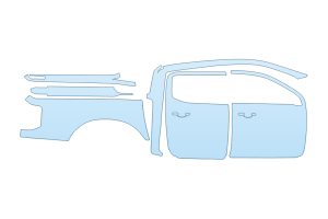 2027 FORD RANGER RAPTOR PASSENGER SIDE