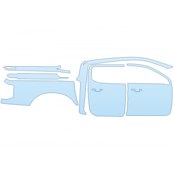 PAINT PROTECTION KIT - 2025 FORD RANGER RAPTOR PASSENGER SIDE - PRECUT PPF CLEAR BRA WRAP