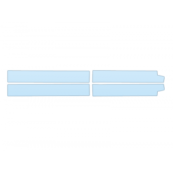 PAINT PROTECTION KIT - 2025 FORD RANGER RAPTOR DOOR SILLS - PRECUT PPF CLEAR BRA WRAP