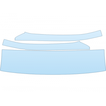 PAINT PROTECTION KIT - 2024 FORD RANGER RAPTOR ROOF - PILLARS - PRECUT PPF CLEAR BRA WRAP