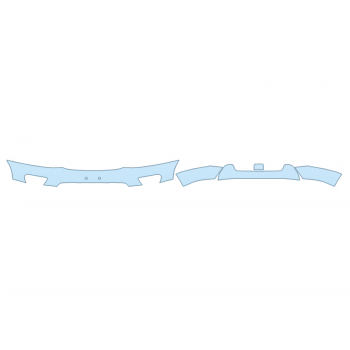 Precut PPF Kit – Clear Bra Paint Protection Film PAINT PROTECTION KIT - 2024 FORD TRANSIT XL 250 MID ROOF LONG BUMPER (MULTI PIECE) - PRECUT PPF CLEAR BRA WRAP