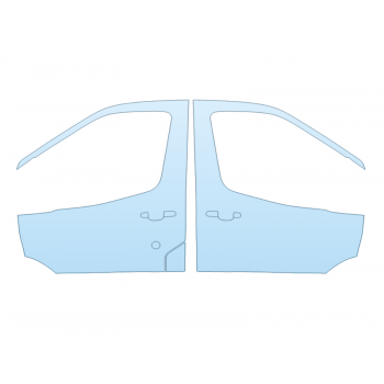 PAINT PROTECTION KIT - 2024 FORD TRANSIT XLT 250 MID ROOF LONG FULL DOORS - PRECUT PPF CLEAR BRA WRAP
