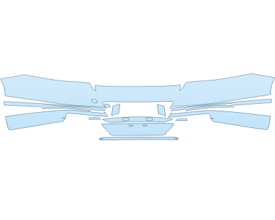 PAINT PROTECTION KIT - 2025 GENESIS G90 3.5T REAR BUMPER - PRECUT PPF CLEAR BRA WRAP