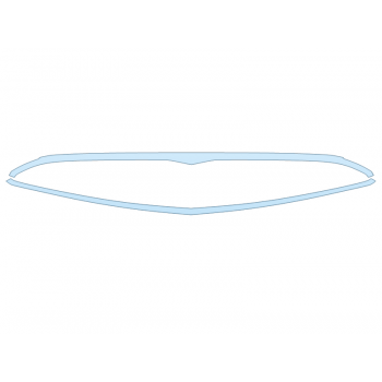 PAINT PROTECTION KIT - 2025 GENESIS G90 3.5T E-SUPERCHARGER GRILL - PRECUT PPF CLEAR BRA WRAP