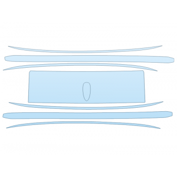 PAINT PROTECTION KIT - 2025 GENESIS GV60 ADVANCED FULL ROOF - PRECUT PPF CLEAR BRA WRAP