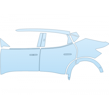 PAINT PROTECTION KIT - 2025 GENESIS GV60 PERFORMANCE DRIVER SIDE - PRECUT PPF CLEAR BRA WRAP