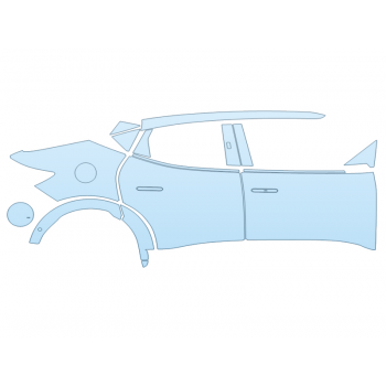PAINT PROTECTION KIT - 2025 GENESIS GV60 PERFORMANCE PASSENGER SIDE - PRECUT PPF CLEAR BRA WRAP