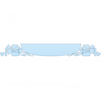 PAINT PROTECTION KIT - 2024 GMC HUMMER EV PICKUP HOOD FENDERS MIRRORS 18 INCH - (WRAPPED EDGES) - PRECUT PPF CLEAR BRA WRAP