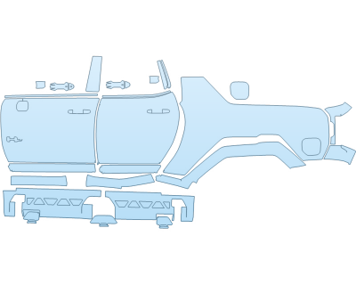 PAINT PROTECTION KIT - 2024 GMC HUMMER EV PICKUP DRIVER SIDE - PRECUT PPF CLEAR BRA WRAP