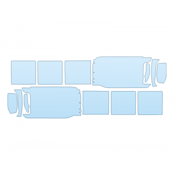PAINT PROTECTION KIT - 2024 GMC HUMMER EV PICKUP HEADLIGHTS - PRECUT PPF CLEAR BRA WRAP