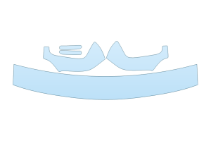 2027 GMC SAVANA VAN HOOD - FENDERS AND MIRRORS KIT (WRAPPED EDGES)
