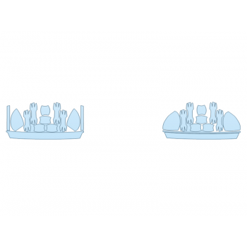 PAINT PROTECTION KIT - 2024 HONDA ACCORD EX-L HYBRID MIRRORS - DOOR CUPS - LUGGAGE AREA - PRECUT PPF CLEAR BRA WRAP