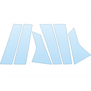 PAINT PROTECTION KIT - 2024 HONDA ACCORD EX-L HYBRID B PILLARS - PRECUT PPF CLEAR BRA WRAP