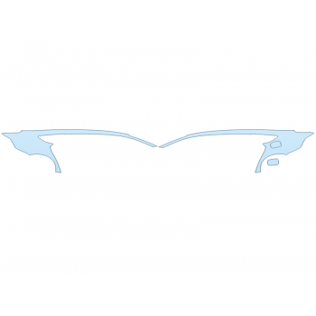 PAINT PROTECTION KIT - 2025 HONDA ACCORD LX REAR FULL FENDERS - PRECUT PPF CLEAR BRA WRAP