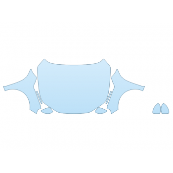 Precut PPF Kit – Clear Bra Paint Protection Film PAINT PROTECTION KIT - 2024 HONDA ACCORD SPORT HYBRID FULL HOOD FENDERS MIRRORS - (WRAPPED EDGES) - PRECUT PPF CLEAR BRA WRAP