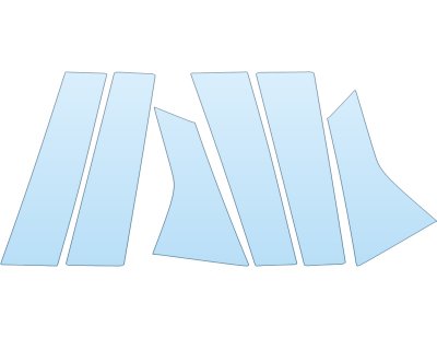 PAINT PROTECTION KIT - 2024 HONDA ACCORD SPORT-L HYBRID B PILLARS - PRECUT PPF CLEAR BRA WRAP