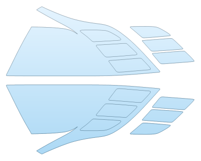 PAINT PROTECTION KIT - 2024 HONDA ACCORD TOURING HYBRID TAIL LIGHTS - PRECUT PPF CLEAR BRA WRAP