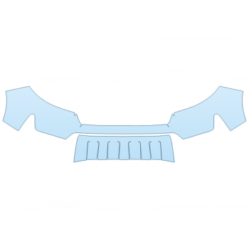 Precut PPF Kit – Clear Bra Paint Protection Film PAINT PROTECTION KIT - 2024 HONDA PASSPORT BLACK EDITION BUMPER - PRECUT PPF CLEAR BRA WRAP