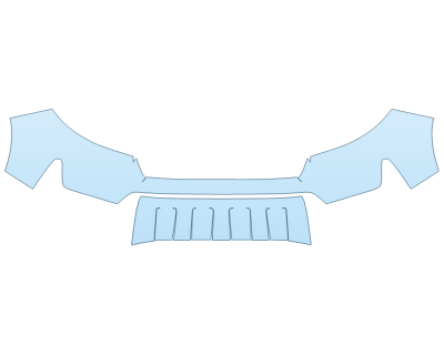 PAINT PROTECTION KIT - 2024 HONDA PASSPORT BLACK EDITION BUMPER - PRECUT PPF CLEAR BRA WRAP