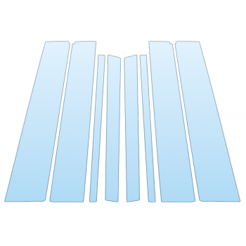 PAINT PROTECTION KIT - 2024 HONDA PASSPORT BLACK EDITION B PILLARS - PRECUT PPF CLEAR BRA WRAP