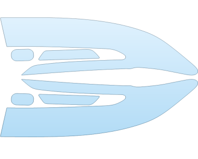 PAINT PROTECTION KIT - 2024 HONDA PASSPORT BLACK EDITION HEADLIGHTS - FOGLIGHTS - PRECUT PPF CLEAR BRA WRAP