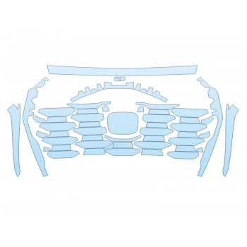 PAINT PROTECTION KIT - 2024 HONDA PILOT EX-L GRILL - PRECUT PPF CLEAR BRA WRAP