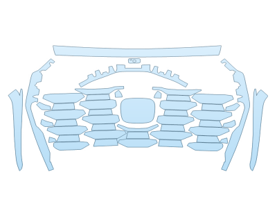 PAINT PROTECTION KIT - 2024 HONDA PILOT EX-L GRILL - PRECUT PPF CLEAR BRA WRAP