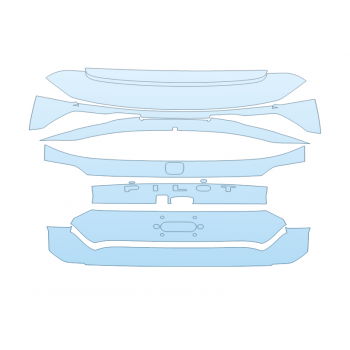PAINT PROTECTION KIT - 2024 HONDA PILOT SPORT REAR HATCH NO EMBLEMS - PRECUT PPF CLEAR BRA WRAP