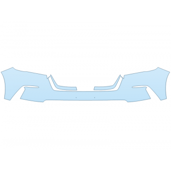PAINT PROTECTION KIT - 2024 HONDA PILOT TOURING BUMPER - WITH HPD PACKAGE - PRECUT PPF CLEAR BRA WRAP