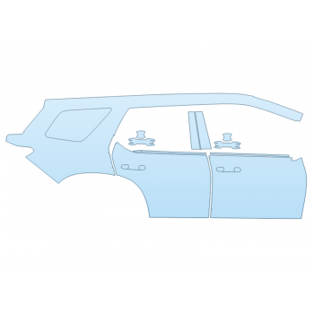 2025 HONDA PILOT TOURING PASSENGER SIDE - PRECUT PPF CLEAR BRA WRAP