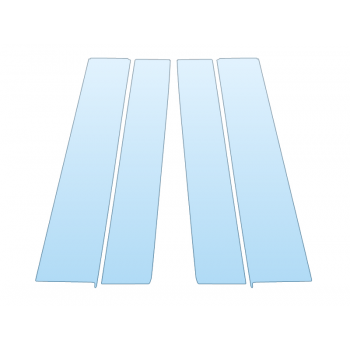 2025 HONDA PILOT TOURING B PILLARS - PRECUT PPF CLEAR BRA WRAP