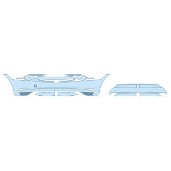 PAINT PROTECTION KIT - 2024 HYUNDAI IONIQ 5 LIMITED BUMPER (MULTI PIECE) - PRECUT PPF CLEAR BRA WRAP