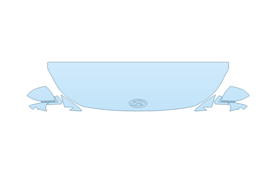 PAINT PROTECTION KIT - 2027 HYUNDAI IONIQ 5 LIMITED HOOD FENDERS MIRRORS 24 INCH - - PRECUT PPF CLEAR BRA WRAP