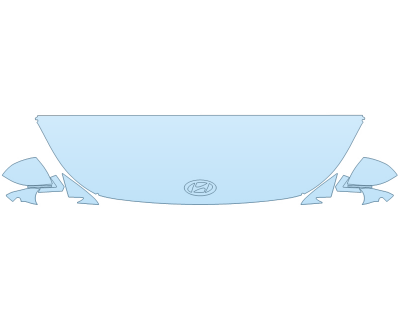 PAINT PROTECTION KIT - 2025 HYUNDAI IONIQ 5 LIMITED HOOD FENDERS MIRRORS 24 INCH - (WRAPPED EDGES) - PRECUT PPF CLEAR BRA WRAP