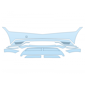 PAINT PROTECTION KIT - 2025 HYUNDAI IONIQ 5 SE BUMPER - PRECUT PPF CLEAR BRA WRAP