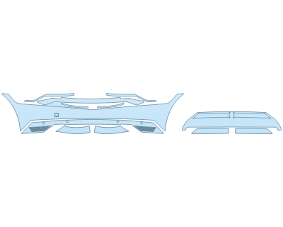 PAINT PROTECTION KIT - 2025 HYUNDAI IONIQ 5 SE BUMPER (MULTI PIECE) - SENSORS - PRECUT PPF CLEAR BRA WRAP