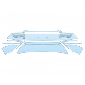 PAINT PROTECTION KIT - 2025 HYUNDAI IONIQ 5 SE REAR BUMPER - PRECUT PPF CLEAR BRA WRAP