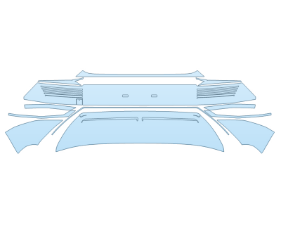PAINT PROTECTION KIT - 2025 HYUNDAI IONIQ 5 SE REAR BUMPER - PRECUT PPF CLEAR BRA WRAP