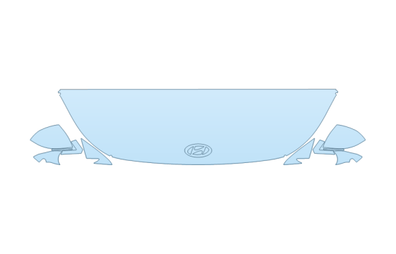 Precut PPF Kit – Clear Bra Paint Protection Film PAINT PROTECTION KIT - 2027 HYUNDAI IONIQ 5 SE HOOD FENDERS MIRRORS 24 INCH - (WRAPPED EDGES) - PRECUT PPF CLEAR BRA WRAP
