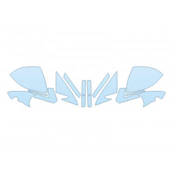 PAINT PROTECTION KIT - 2025 HYUNDAI IONIQ 5 SEL MIRRORS - DOOR CUPS - PRECUT PPF CLEAR BRA WRAP