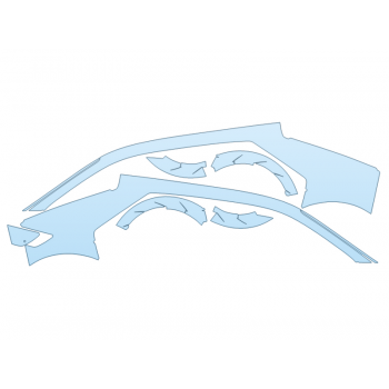 Precut PPF Kit – Clear Bra Paint Protection Film PAINT PROTECTION KIT - 2025 HYUNDAI IONIQ 5 SEL REAR FULL FENDERS - FENDER FLARES - PRECUT PPF CLEAR BRA WRAP