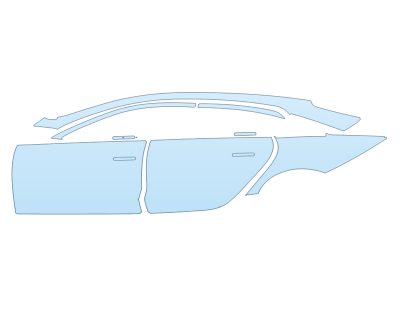 PAINT PROTECTION KIT - 2025 HYUNDAI IONIQ 6 LIMITED DRIVER SIDE - PRECUT PPF CLEAR BRA WRAP
