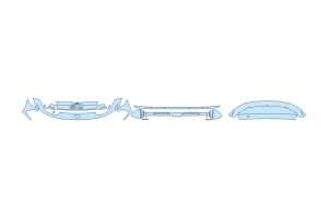 2027 HYUNDAI IONIQ 6 SE BUMPER (MULTI PIECE)