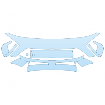 PAINT PROTECTION KIT - 2024 HYUNDAI KONA LIMITED BUMPER - PRECUT PPF CLEAR BRA WRAP