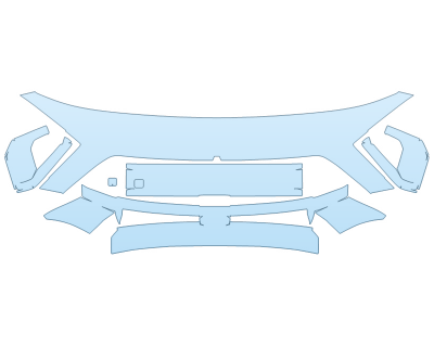 PAINT PROTECTION KIT - 2024 HYUNDAI KONA LIMITED BUMPER - PRECUT PPF CLEAR BRA WRAP